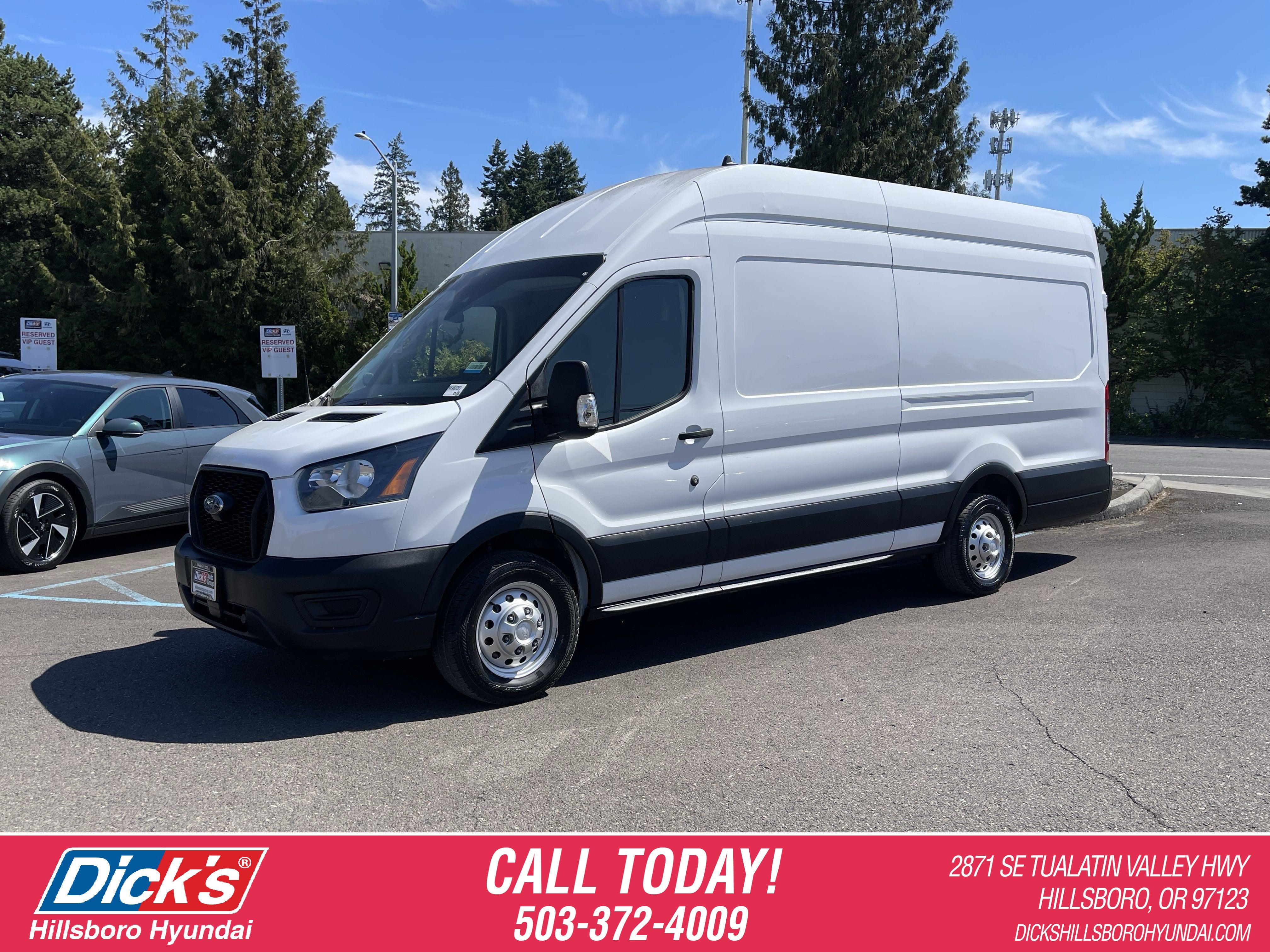 2022 Ford Transit Cargo Van T-350 148 EL Hi Rf 9500 GVWR AWD