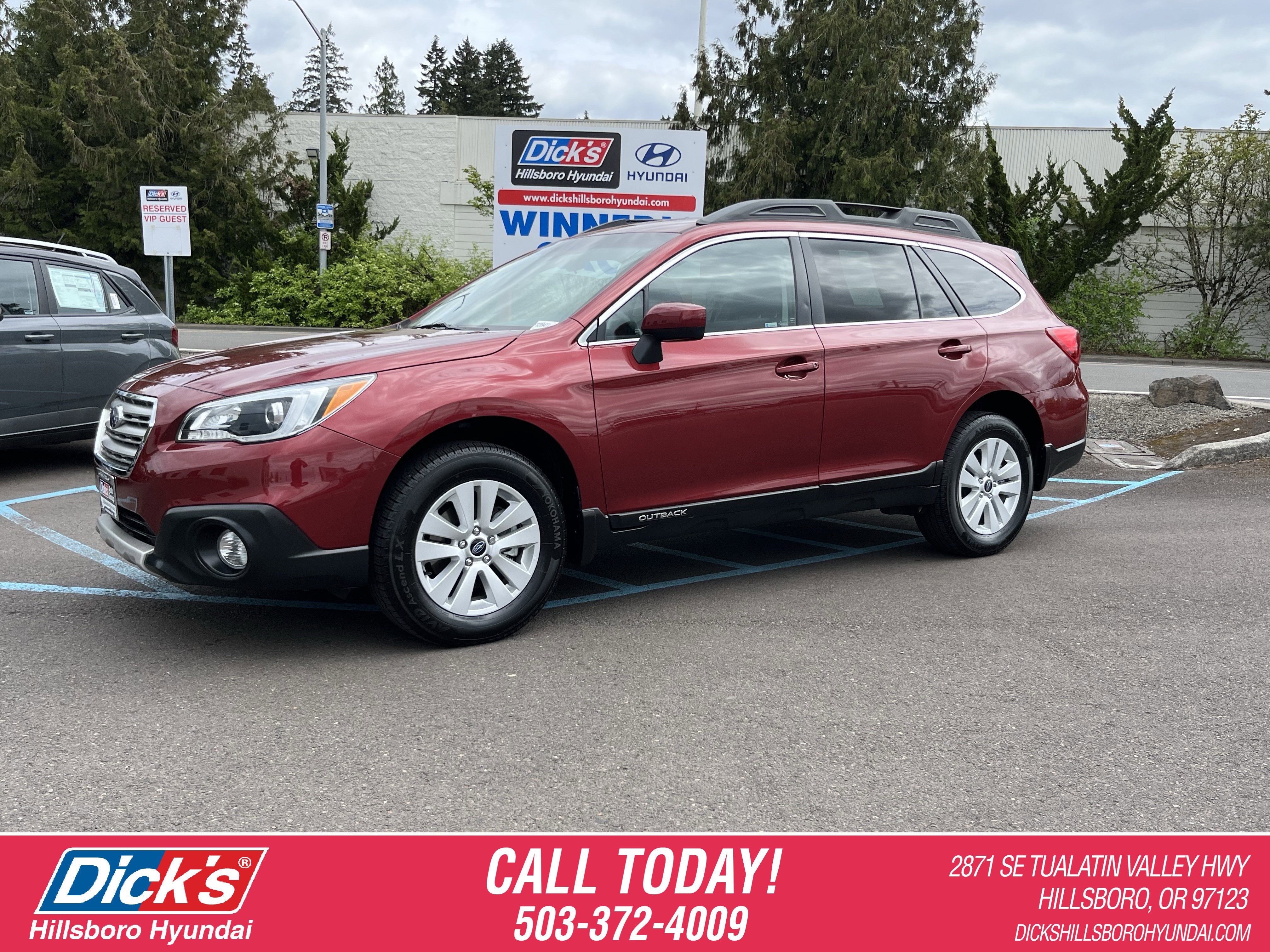 2015 Subaru Outback 2.5i Premium
