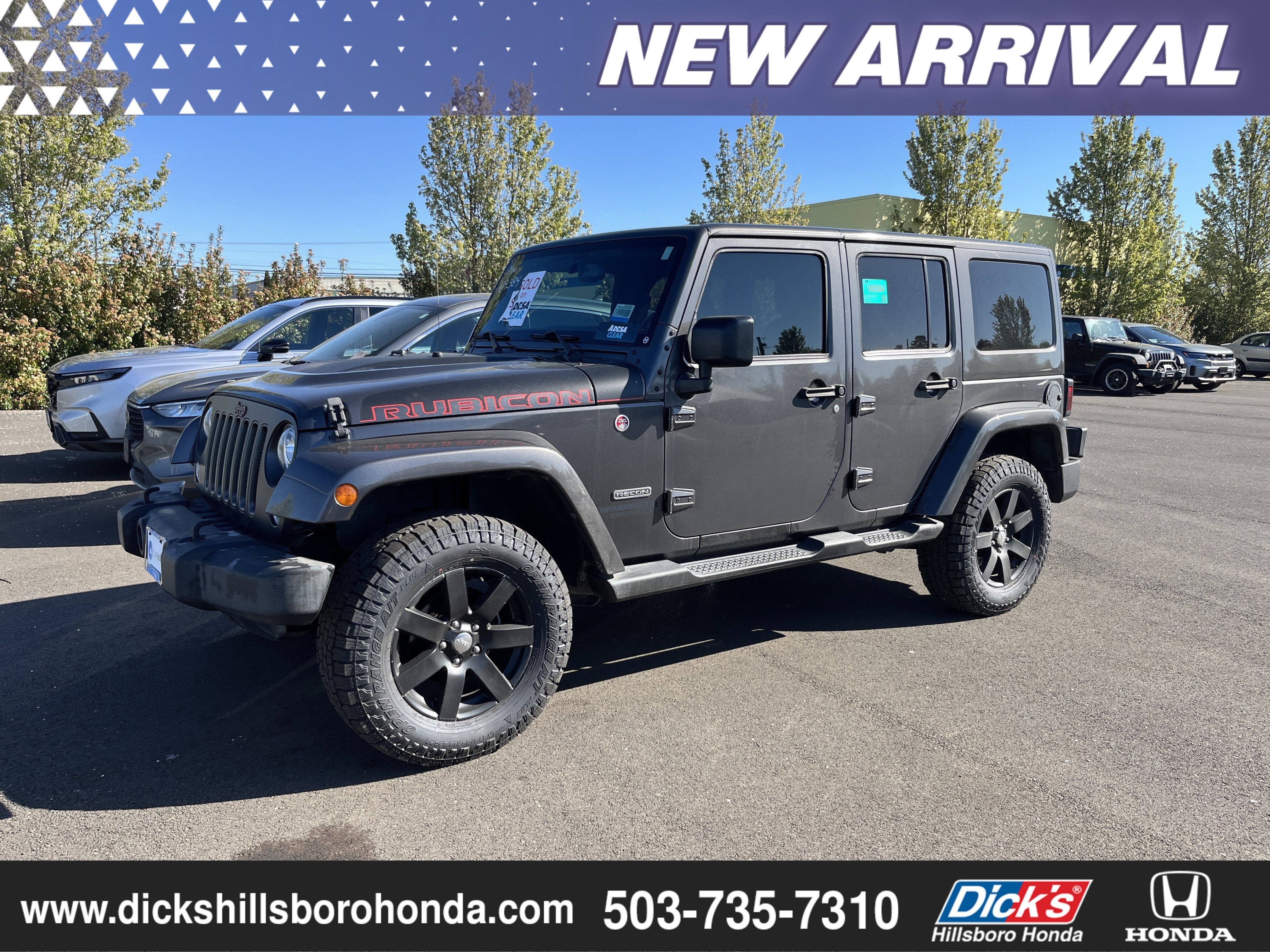 2017 Jeep Wrangler Unlimited Rubicon Recon