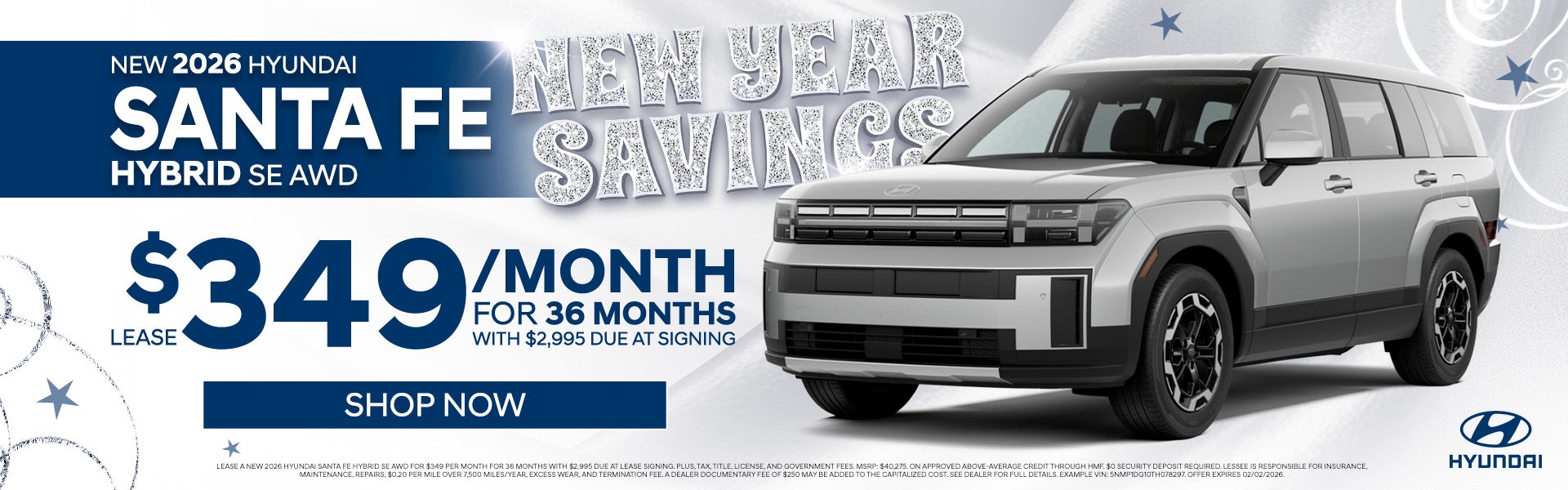 New 2026 Hyundai Santa Fe Hybrid