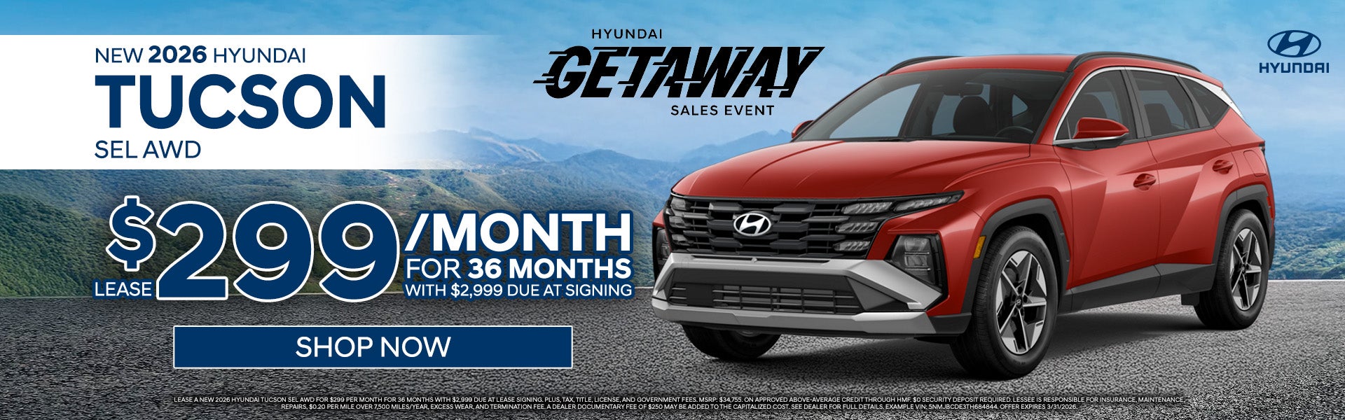 New 2026 HYUNDAI TUCSON SEL AWD