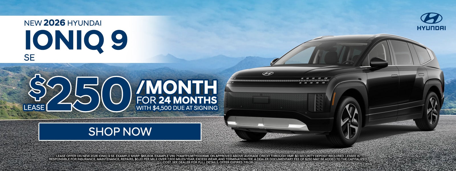 New 2026 Hyundai Ioniq 9