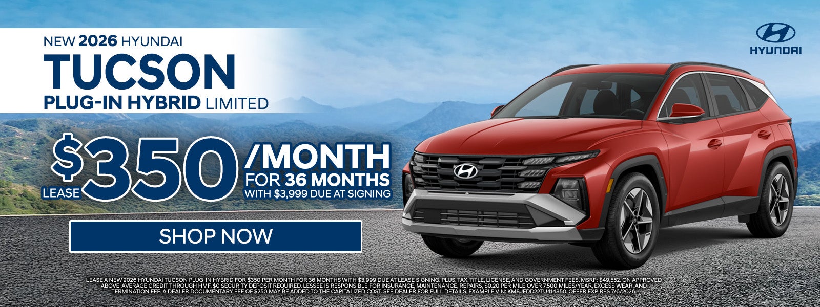 New 2026 Hyundai Tucson