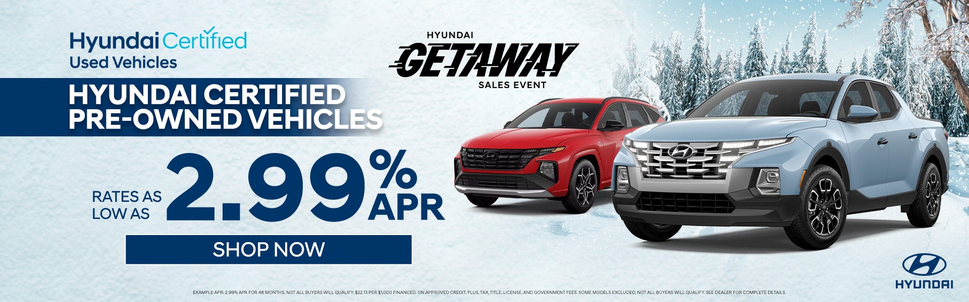 Hyundai Getaway Sales Event