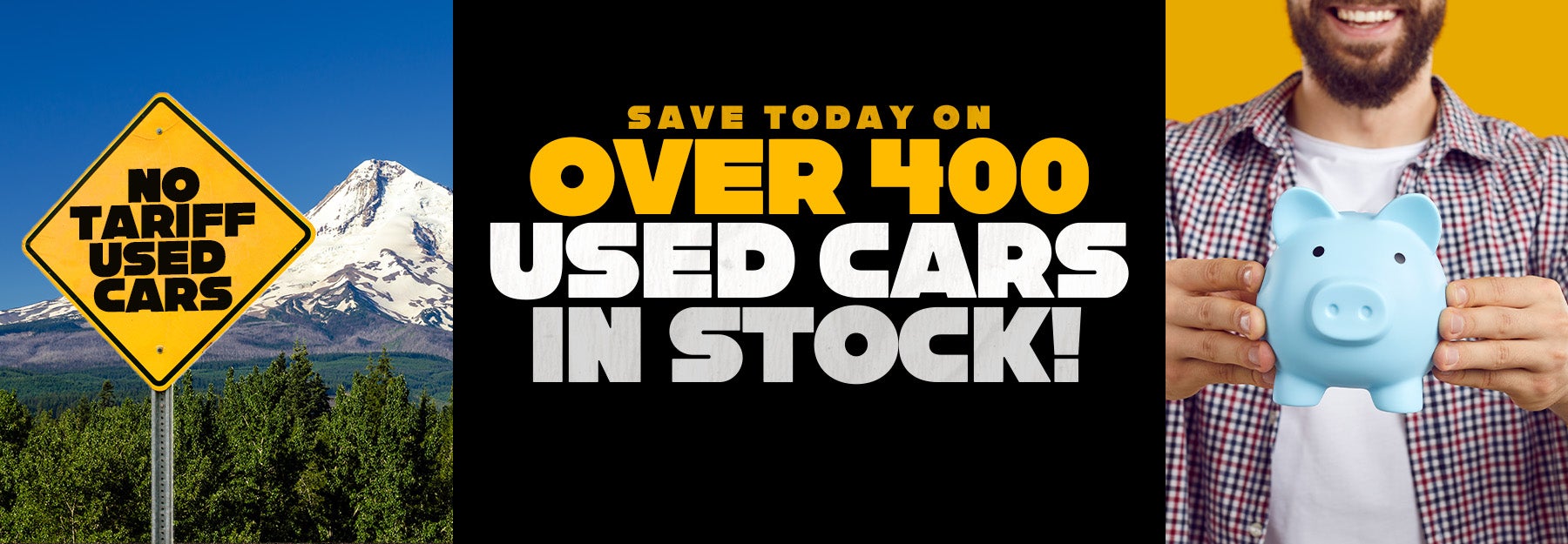 Over 400 used cares in stock!
