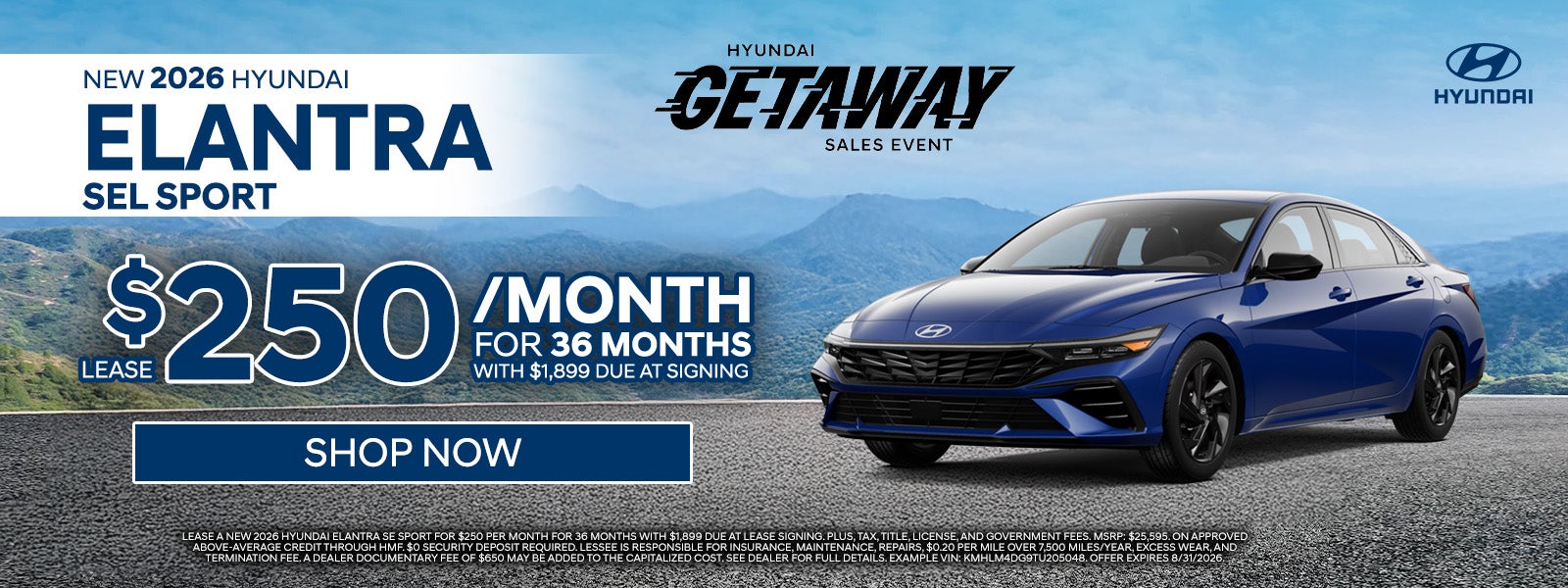 2026 Hyundai Elantra SEL spport