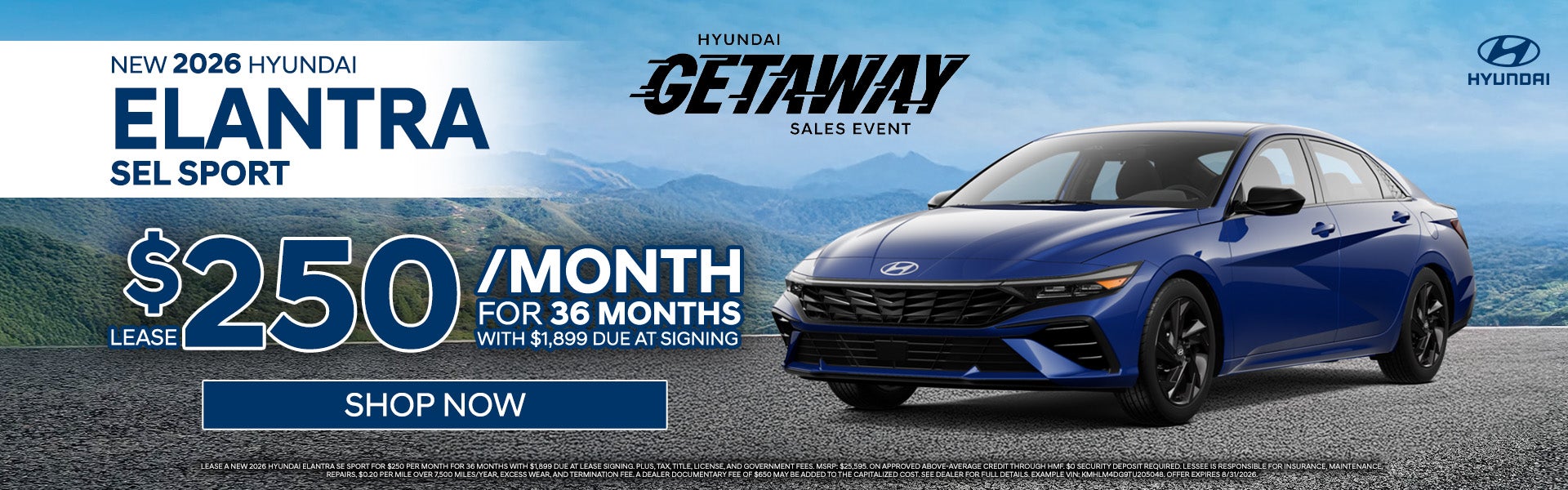 2026 Hyundai Elantra SEL spport