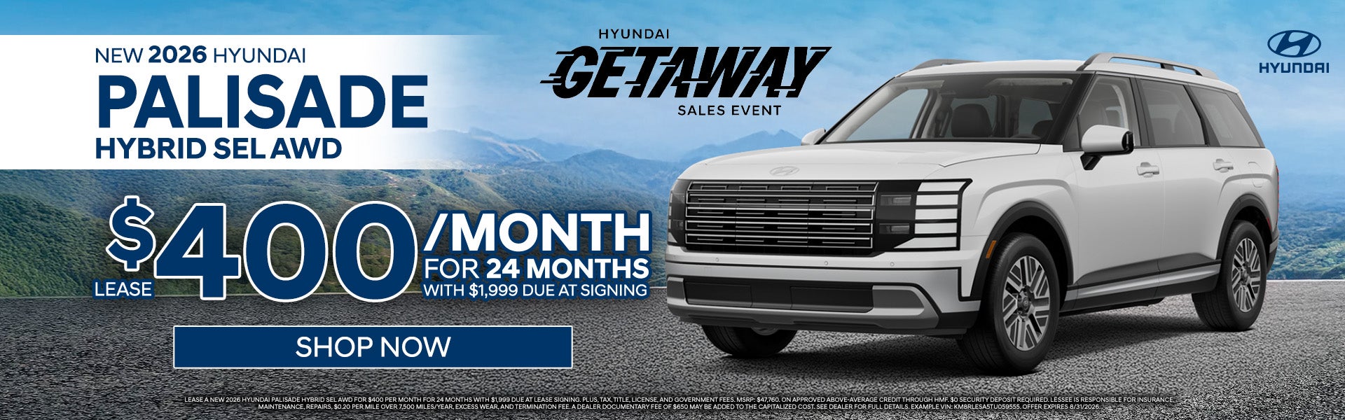 New 2026 Hyundai Palisade
