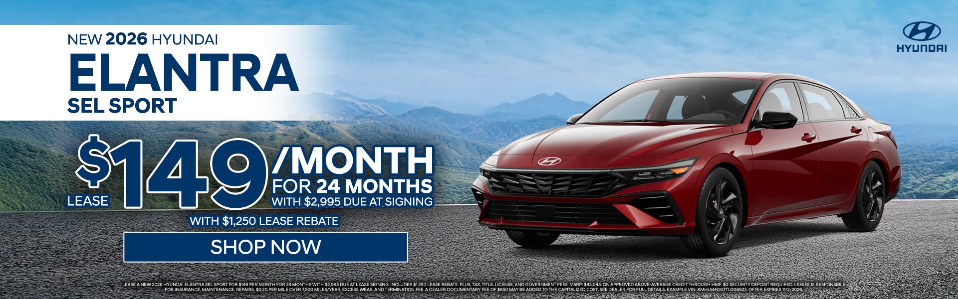 2026 Hyundai Elantra SEL AWD